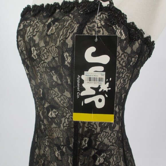 Vintage 90s Lace Maxi Dress Gown Jump XXS - Picture 6 of 14